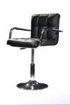 B05 - Modern Eco-Leather Black Swivel Chair
